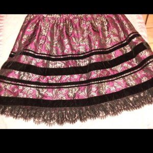 Nanette Lepore Brocade Skirt EUC